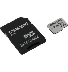 Micro SecureDigital 256Gb Transcend Class 10 TS256GUSD300S-A {MicroSDXC Class 10 UHS-I U3, SD adapter}