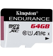 Micro SecureDigital 64Gb Kingston SDCE/64GB {MicroSDHC Endurance Flash Memory Card}