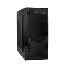 Exegate EX280385RUS Корпус Miditower Exegate CP-604 Black, ATX, <без БП>, 2*USB, Audio
