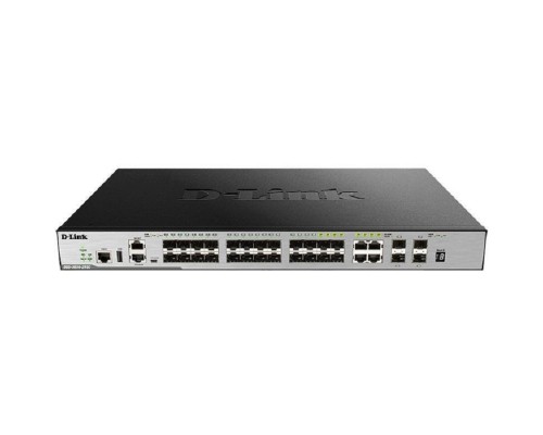 [Сетевое оборудование] D-Link DGS-3630-28SC/A2ASI PROJ Управляемый L3 коммутатор, стек, 20x1000Base-X SFP, 4x10GBase-X SFP+, 4xCombo 1000Base-T/SFP, ПО SI