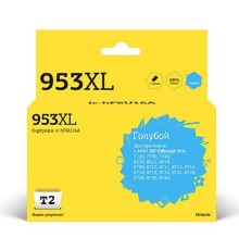 T2 F6U16AE Картридж №953XL для HP OfficeJet Pro 7720/7730/7740/8210/8710/8720/8730/8740, голубой, 26 мл.