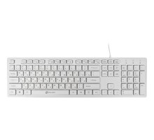 Клавиатура Oklick 500M белый USB slim Multimedia  [1061586]
