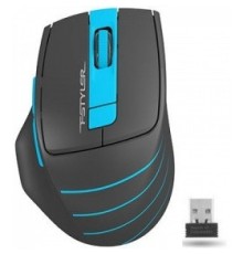 A-4Tech Мышь FStyler FG30 BLUE серый/синий оптическая (2000dpi) беспроводная USB  [1147561]