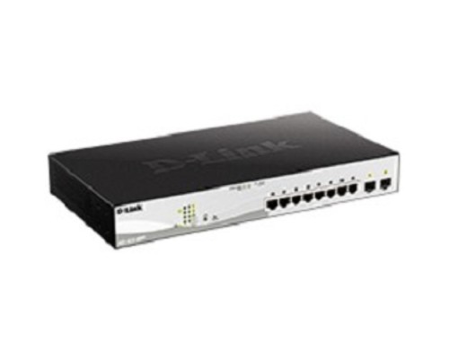 [Сетевое оборудование] D-Link DGS-1210-10MP/FL1A Управляемый L2 коммутатор с 8 портами 10/100/1000Base-T и 2 портами 1000Base-X SFP (8 портов PoE 802.3af/at, PoE-бюджет 130 Вт)
