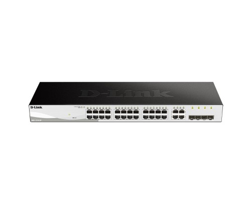 [Сетевое оборудование] D-Link DGS-1210-28/FL1A Управляемый L2 коммутатор с 24 портами 10/100/1000Base-T и 4 комбо-портами 100/1000Base-T/SFP