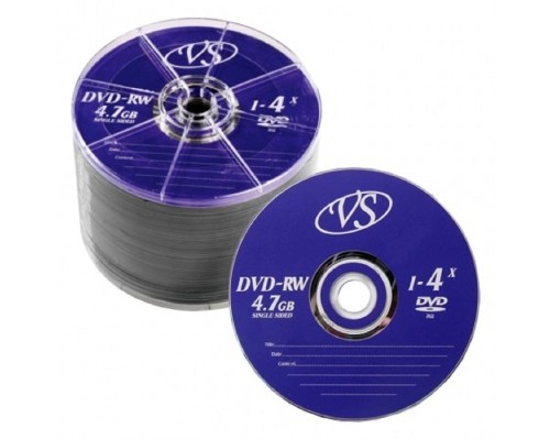 [Диск] Диски VS DVD-RW 4,7 GB 4x Bulk/50 (620724)