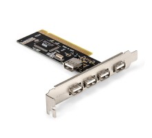 Exegate EX281227RUS Контроллер EXE-352 PCI v2.2, 4*USB2.0 ext. + 1*USB2.0 int., VIA Labs Chipset VT6212L