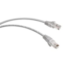 Cabeus PC-UTP-RJ45-Cat.5e-1.5m-LSZH Патч-корд U/UTP, категория 5е, 2xRJ45/8p8c, неэкранированный, серый, LSZH, 1.5м