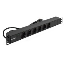 Exegate EX280828RUS Блок розеток ExeGate ServerPro PDU-19H603 Al-6S-EU2.5, 19