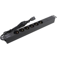 Exegate EX280829RUS Блок розеток ExeGate ServerPro PDU-19H604 Al-6S-C14-2.5, 19