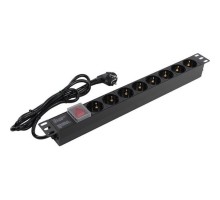 Exegate EX280841RUS Блок розеток ExeGate ServerPro PDU-19H802 Al-8S-EU1.8-SW, 19
