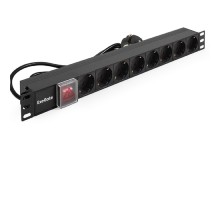 Exegate EX280842RUS Блок розеток ExeGate ServerPro PDU-19H803 Al-8S-EU2-SW, 19