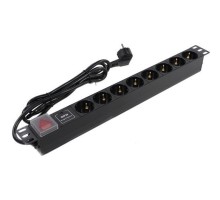 Exegate EX280846RUS Блок розеток ExeGate ServerPro PDU-19H807 Al-8S-EU2-SW-SPD1, 19
