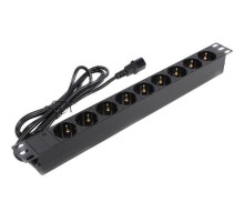 Exegate EX280852RUS Блок розеток ExeGate ServerPro PDU-19H906 Al-9S-C14-2.5, 19