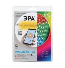 Эра  Б0043446 Комплект многоцветной (RGB) светодиодной ленты 5050-30-RGB-IP65-Wifi-5m (12V)