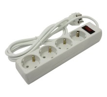 Exegate EX279399RUS Удлинитель ExeGate EC-4-1.8W (4 розетки, 1.8м, евровилка, белый)