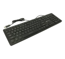 Клавиатура Oklick 420MRL черный USB slim Multimedia LED [1091226]