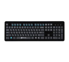 Клавиатура Oklick 870S черный USB беспроводная slim Multimedia [368218]