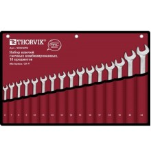 Thorvik W3S16TB Набор ключей гаечных комбинированных серии ARC в сумке, 6-24 мм, 16 предметов
