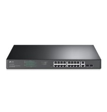 TP-Link TL-SG1218MPE Коммутатор Easy Smart с 18 гигабитными портами (16 портов PoE+) и 2 комбинированными портами RJ45/SFP