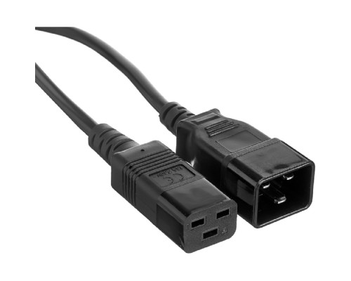 [кабели] Exegate EP280636RUS Кабель питания (UPS) ExeGate Power EC20-3P (IEC 320 С19->С20) VDE-250V-3*1.5mm2, медь, 16А, черный, 3м.