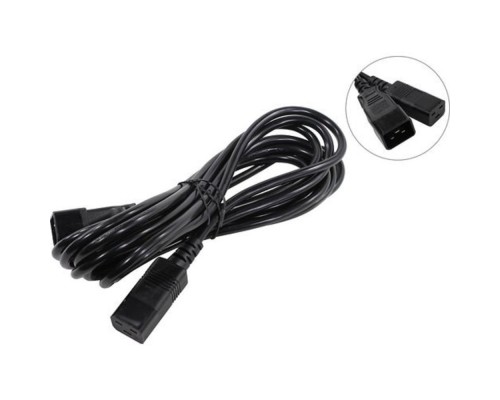 [кабели] Exegate EP280637RUS Кабель питания (UPS) ExeGate Power EC20-5P (IEC 320 С19->С20) VDE-250V-3*1.5mm2, медь, 16А, черный, 5м.