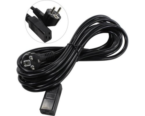 [кабели] Exegate EP280671RUS Кабель питания ExeGate Power PC19-5P (Евровилка Schuko->С19) VDE-250V-3*1.5mm2, медь, черный, 16А, 5м.
