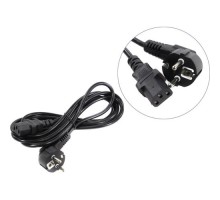 Exegate ES281000RUS Кабель питания ExeGate Special PC-3S (Евровилка угловая Schuko->С13) 3*0.5mm2, CCA, черный, 3м.