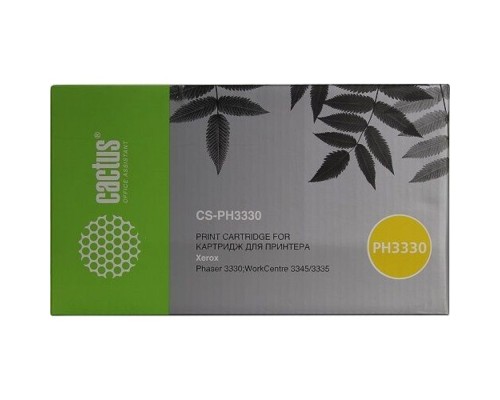 [расходные материалы] Cactus 106R03621 Картридж CS-PH3330 для Xerox Phaser 3330/WC 3335/3345, 8,5K