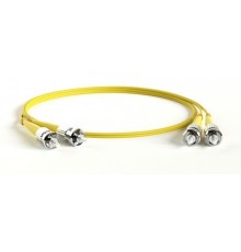 Hyperline FC-D2-9-ST/UR-ST/UR-H-10M-LSZH-YL Патч-корд волоконно-оптический (шнур) SM 9/125 (OS2), ST/UPC-ST/UPC, 2.0 мм, duplex, LSZH, 10 м