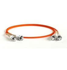 Hyperline FC-D2-62-ST/PR-ST/PR-H-2M-LSZH-OR Патч-корд волоконно-оптический (шнур) MM 62.5/125, ST-ST, 2.0 мм, duplex, LSZH, 2 м