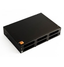 Hyperline FO-19V-2U-6xSLT-W130H30-48UN-BK Бокс оптический универсальный 19