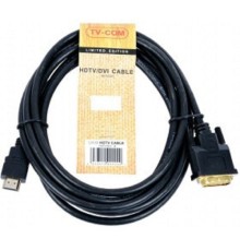 TV-COM Кабель HDMI to DVI-D (19M -25M) 5м, (LCG135E-5M) [6939510900309]
