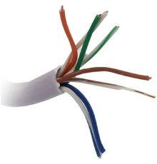 Exegate EX281818RUS Кабель Exegate Special UTP4-C5e-CCA-S26-IN-PVC-GY-100 UTP 4 пары кат.5e CCA, 26AWG, бухта 100м, серый, PVC