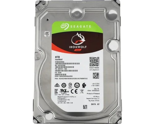 [Жесткий диск] 8TB Seagate IronWolf (ST8000VN004) {SATA 6.0Gb/s, 7200 rpm, 256mb buffer, 3.5