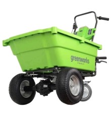 Greenworks Садовая тележка самоходная G40GCK4, {40V, 106 л, с 1хАКБ 4 А.ч и ЗУ} [7400007UB]