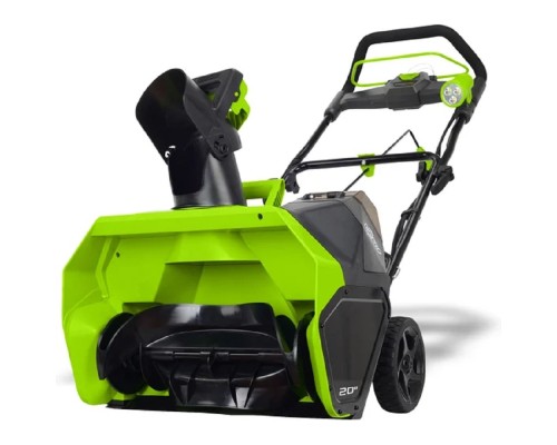 [Снегоуборочная техника] Greenworks Снегоуборщик аккумуляторный GD40SB, (40V, 51 см, бесщеточный, с 1хАКБ 4 А.ч и ЗУ) [2600607]