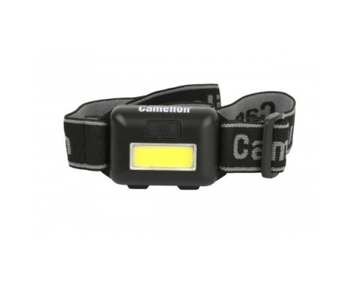 [Camelion Фонари] Camelion LED5355  (фонарь налобн, черн.,1Вт COB LED, 3 реж, 3XAAA, пласт, блист)