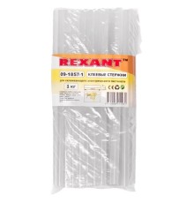 REXANT (09-1857-1) Клеевые стержни d=11,3 мм, L=270 мм, прозрачные (упак. 1 кг) 