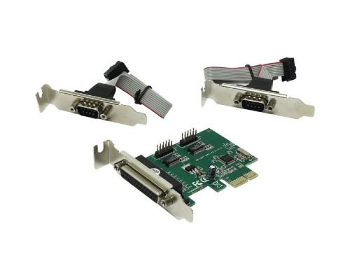 [Контроллер] ORIENT XWT-PE2S1PLP RTL контроллер  PCI-E to COM 2-port + LPT 1-port (WCH CH382) Low Profile (30255)