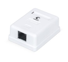 Cabeus WS-8P8C-Cat.5e-1 Розетка компьютерная RJ-45, категория 5e, одинарная, внешняя, Dual IDC 