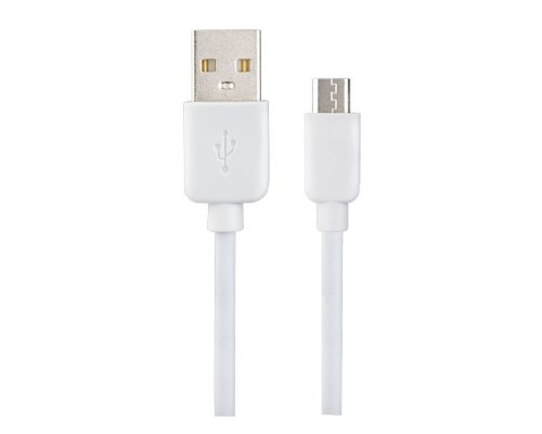 [кабели] PERFEO Кабель USB2.0 A вилка - Micro USB вилка, белый, длина 1 м., бокс (U4007) 