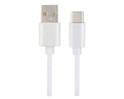[кабели] PERFEO Кабель USB2.0 A вилка - USB Type-C вилка, белый, длина 1 м., бокс (U4704)