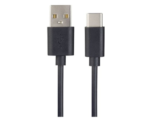 [кабели] PERFEO Кабель USB2.0 A вилка - USB Type-C вилка, черный, длина 1 м., бокс (U4703) 