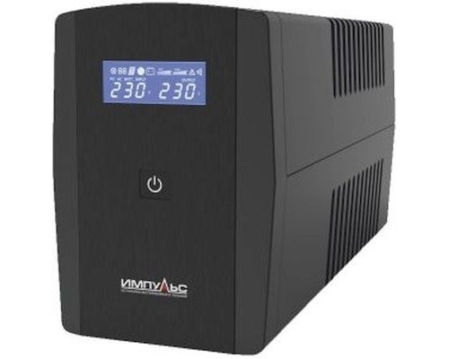 [Импульс] Импульс ИБП Юниор Смарт 2200 {2200/1320 ВА/Вт, LCD, USB, RJ11/RJ45, SCHUKOx4},черный [JS22223]