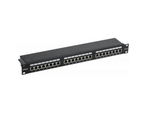 [Патч-корды, Патч-панели] ITK PP24-1UC5EF-K05-G Патч-панель 1U кат. 5Е FTP 24 порта (Krone) GENERICA