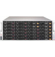 Supermicro server barebone SYS-6049GP-TRT, 4U, Dual Socket P, 24 DIMMs, 20 PCI-E 3.0 x16 support up to 20 single width GPU, 24 Hot-swap 3.5