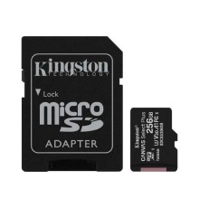Micro SecureDigital 256Gb Kingston SDCS2/256GB {MicroSDXC Class 10 UHS-I, SD adapter}