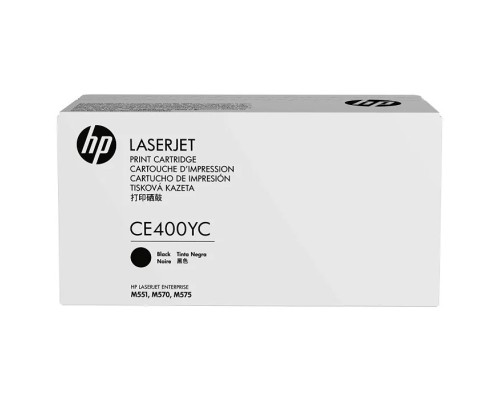 [Расходные материалы] HP Картридж CE400YC лазерный черный  (белая корпоративная коробка)
