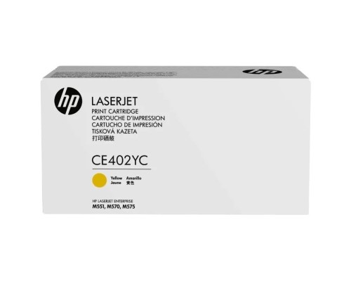[Расходные материалы] HP Картридж CE402YC лазерный желтый (белая корпоративная коробка)